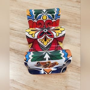 Prepara Multiple Taco Holder Stand Plastic Yellow Colorful.